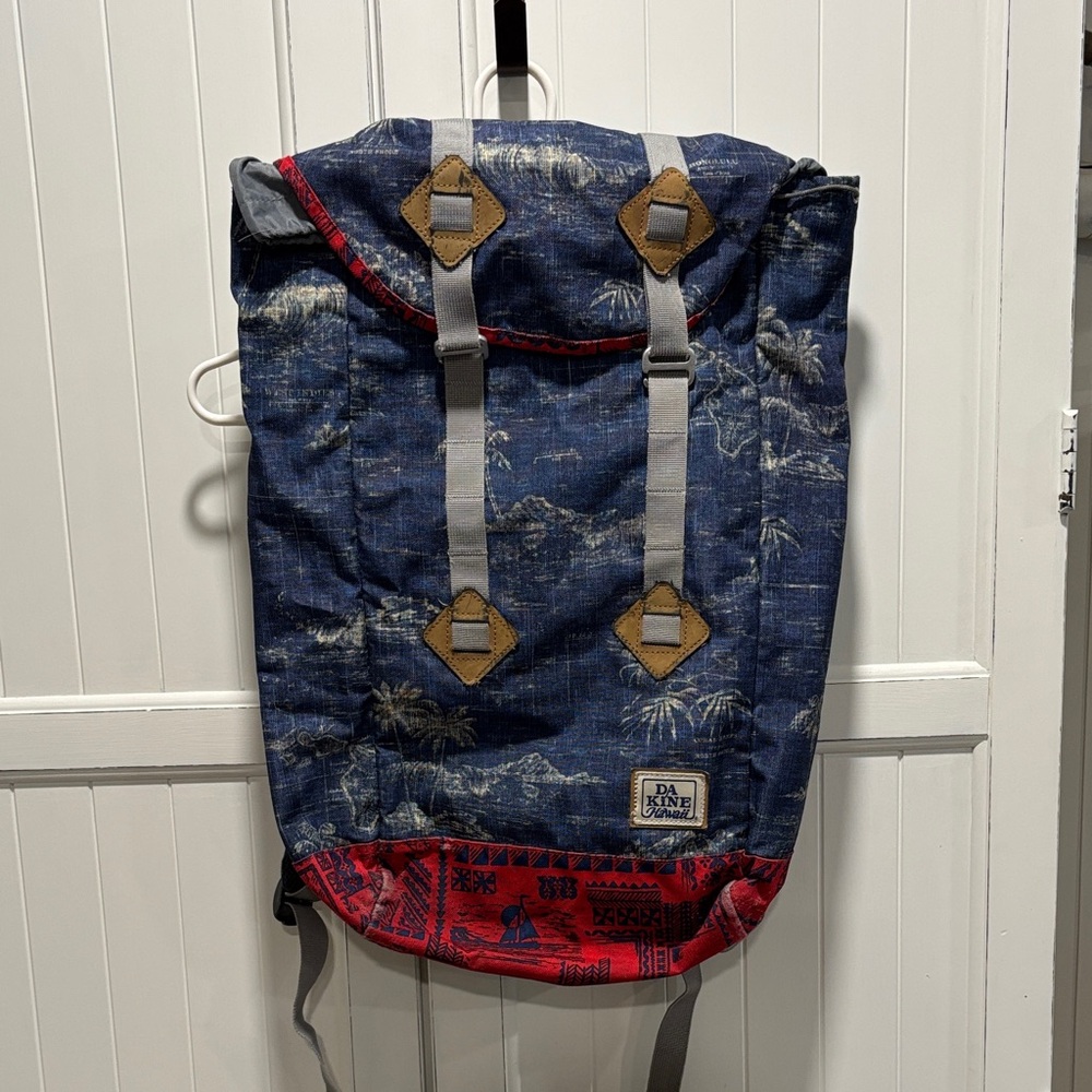 Dakine Blue and Red Backpack